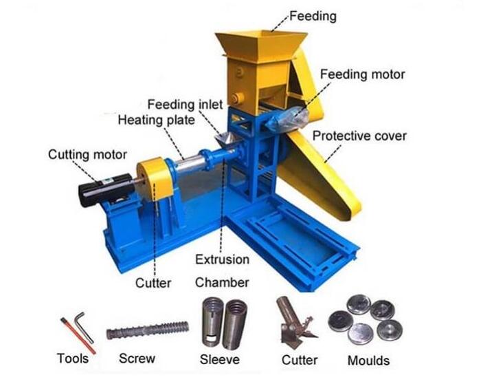 fish feed extruder machine